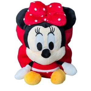 Disney Minnie Mouse Plush Toy - Red, Black, and Yellow